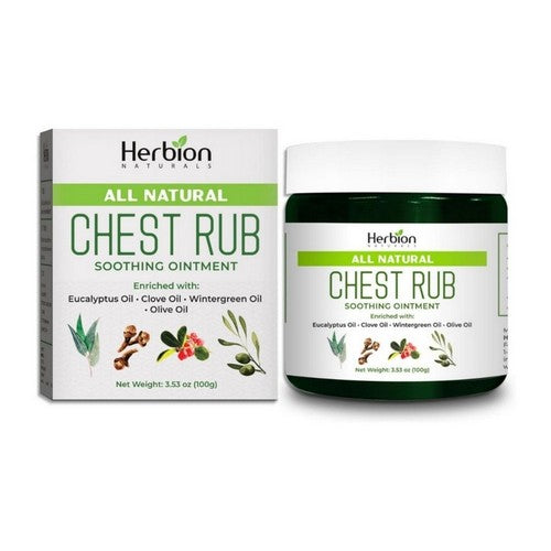 All Natural Chest Rub 3.53 Oz by Herbion