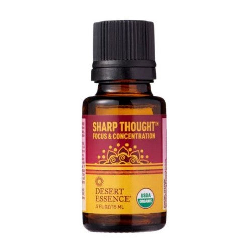 Sharp Thought Organic Essential Oil .5 Oz by Desert Essence