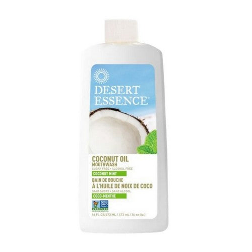Coconut Oil Mouthwash Coconut Mint 16 Oz by Desert Essence