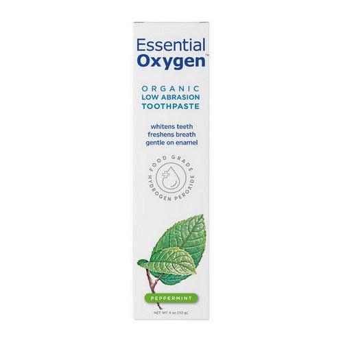 BR Organic Toothpaste Peppermint 4 Oz by Essential Oxygen