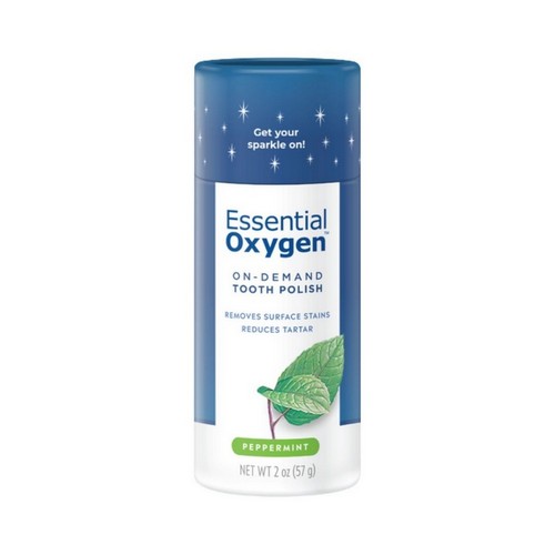Br Tooth Polish Peppermint 2 Oz by Essential Oxygen