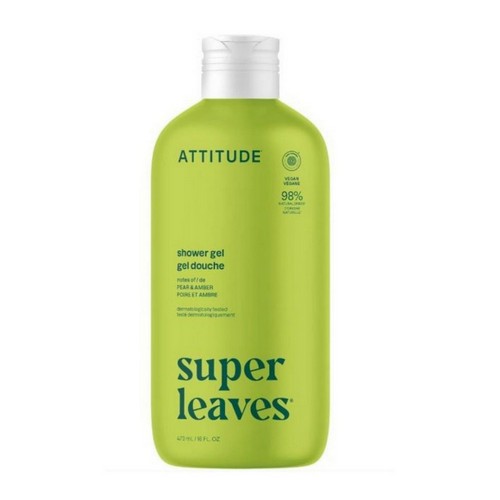 Natural Shower Gel Nourishing 16 Oz by Attitude