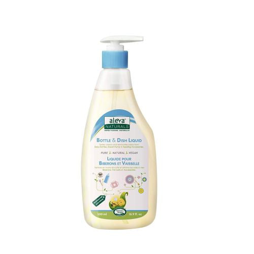 Bottle and Dish Liquid Fragrance Free 16.9 Oz by Aleva Naturals