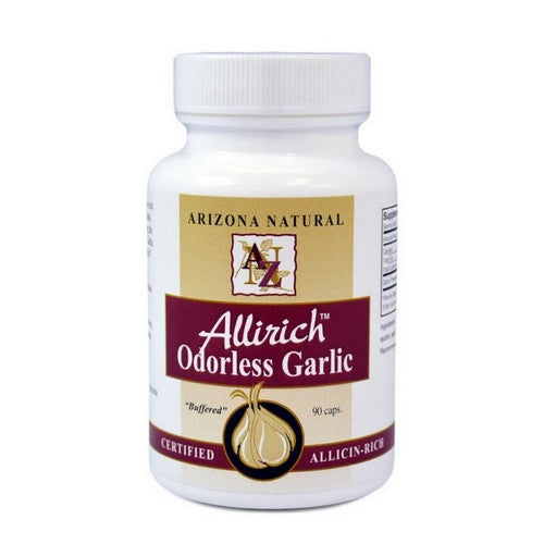 Allirich Odorless Garlic 90 Caps by Arizona Natural