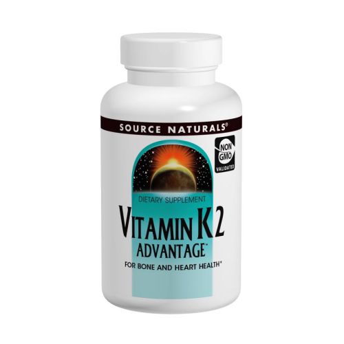 Vitamin K-2 Advantage 30 Tabs by Source Naturals