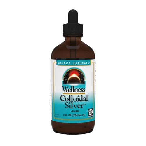 Wellness Colloidal Silver 8 Oz by Source Naturals