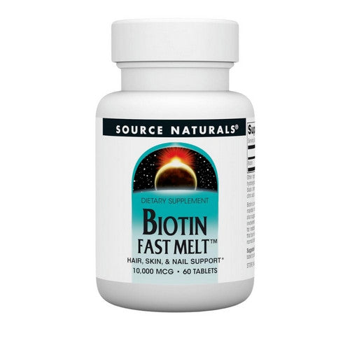 Biotin 60 Tabs by Source Naturals