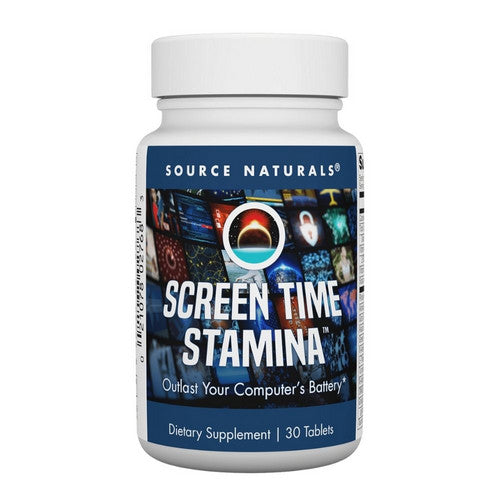 Screen Time Stamina 30 Tabs by Source Naturals