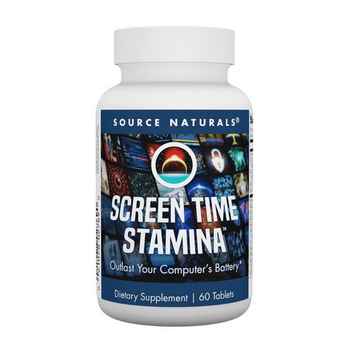 Screen Time Stamina 60 Tabs by Source Naturals