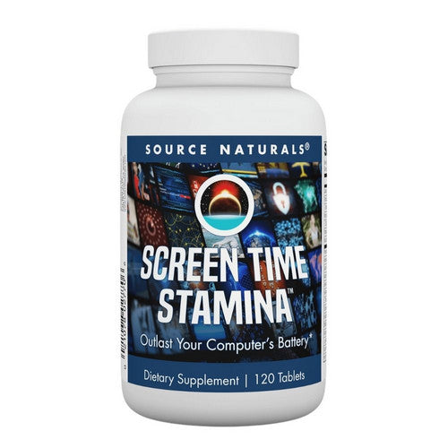 Screen Time Stamina 120 Tabs by Source Naturals