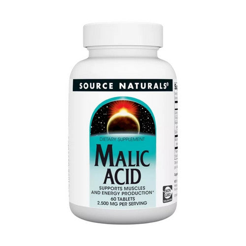 Malic Acid 60 Tabs by Source Naturals