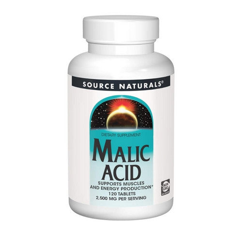 Malic Acid 120 Tabs by Source Naturals