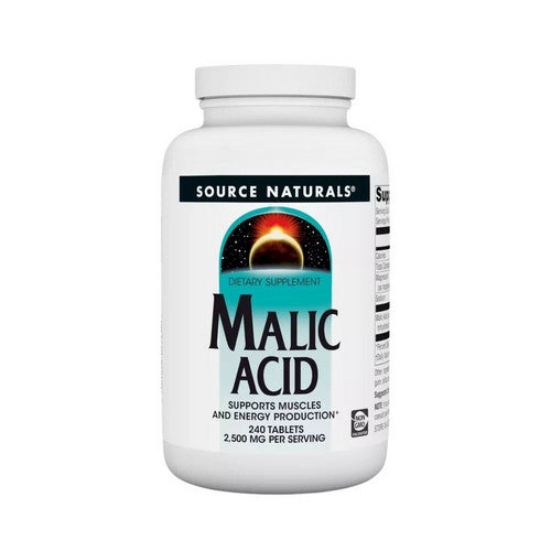 Malic Acid 240 Tabs by Source Naturals