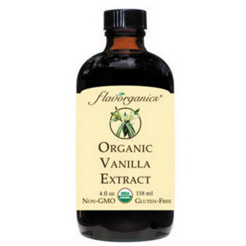 Organic Extract VANILLA 4 Oz by Flavorganics