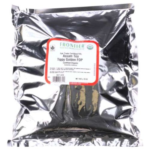 Organic Assam Tea Tippy Golden FOP 16 Oz by Frontier Coop