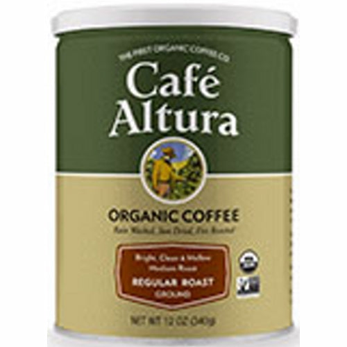 Organic Regular Roast Ground Coffee 12 Oz by Cafe Altura