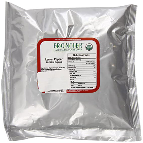 Organic Lemon Pepper 16 Oz by Frontier Coop