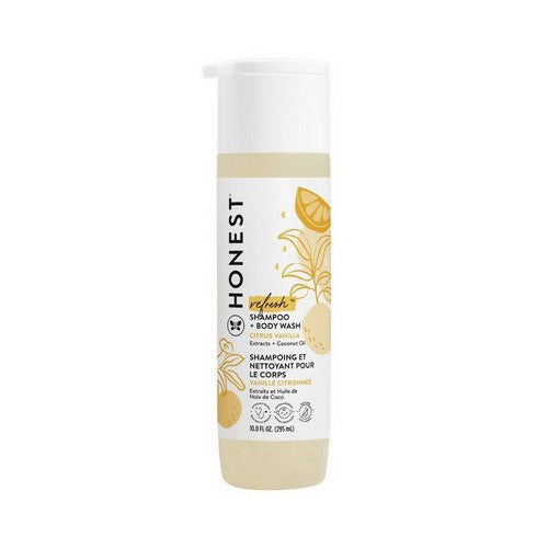 Refresh Shampoo Plus Body Wash Citrus Vanilla 10 Oz by The Honest Company