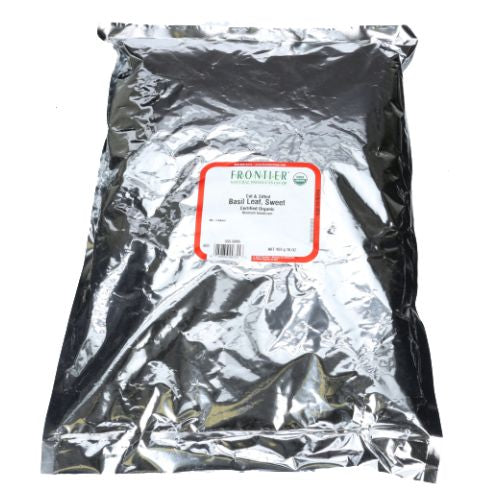 Organic Cut & Sifted Basil Leaf Sweet 16 Oz by Frontier Coop