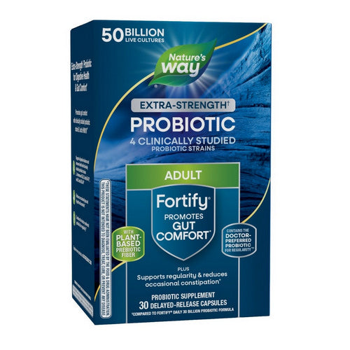 Fortify Adult Extra-Strength† Probiotic 30 Caps by Nature's Way