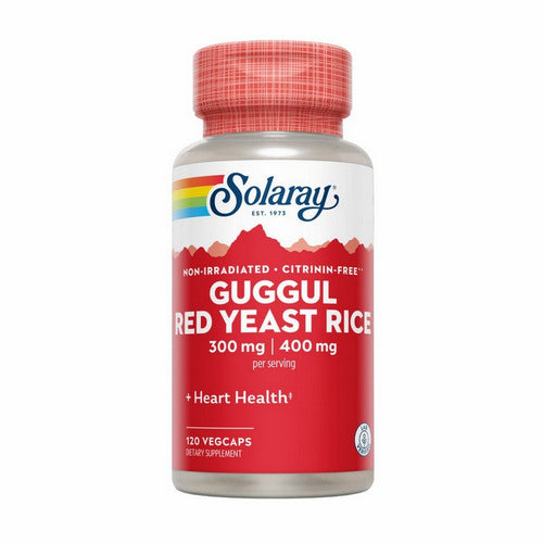 Guggul Red Yeast Rice 120 Veg Caps by Solaray