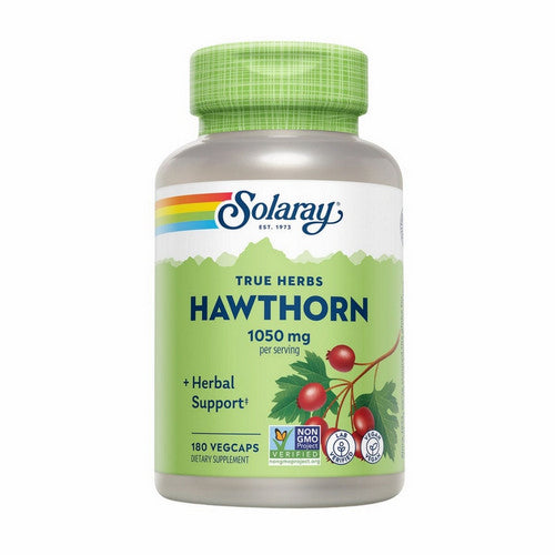 True Herbs Hawthorn 180 Veg Caps by Solaray