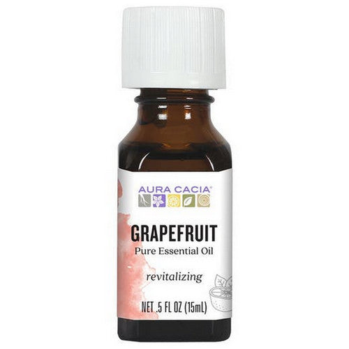 Essential Oil Grapefruit 0.5 Oz by Aura Cacia