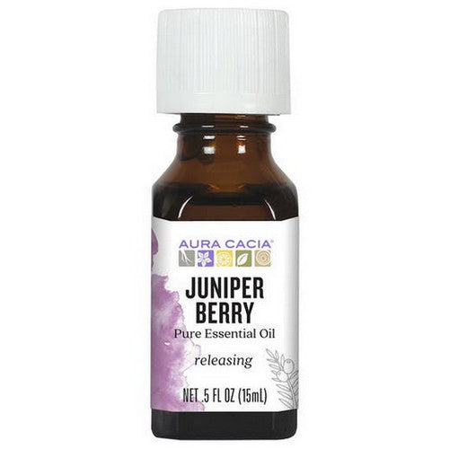 100% Pure Essential Oil Juniper Berry 0.5 Oz by Aura Cacia