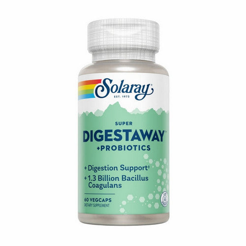 Super Digestaway + Probiotics 60 Veg Caps by Solaray