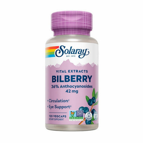 Bilberry Berry Extract 120 Veg Caps by Solaray