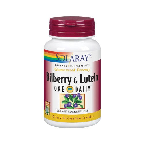 Bilberry & Lutein 30 Veg Caps by Solaray