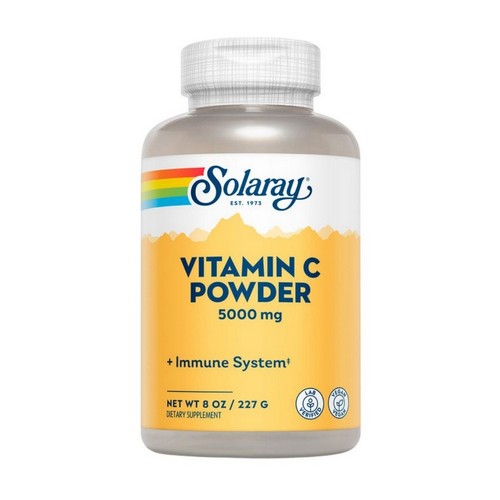 Vitamin C Crystalline Non Acidic Powder Unflavored 6 X 8 Oz by Solaray