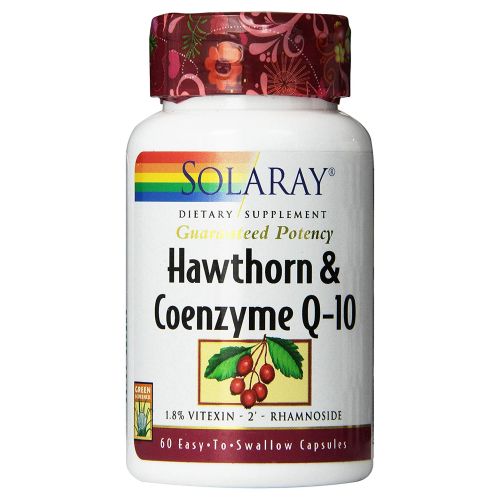Hawthorn & Coenzyme Q-10 60 Veg Caps by Solaray