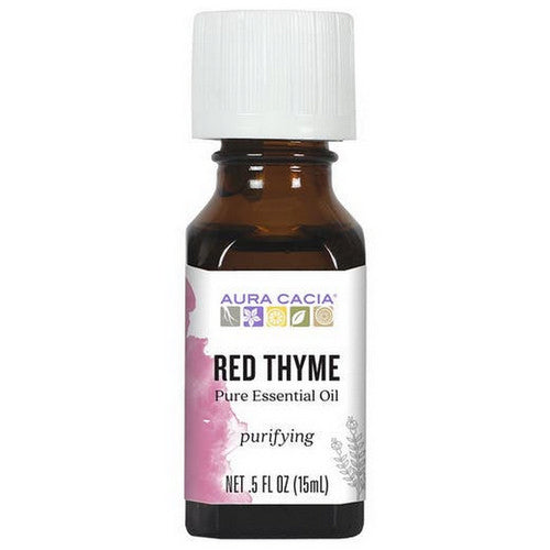 Essential Oil Thyme, Red (thymus vulgaris) 0.5 Fl Oz by Aura Cacia