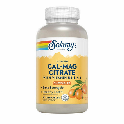 Cal-Mag Citrate 90 Chews by Solaray