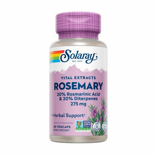 Vital Extracts Rosemary 45 Veg Caps by Solaray