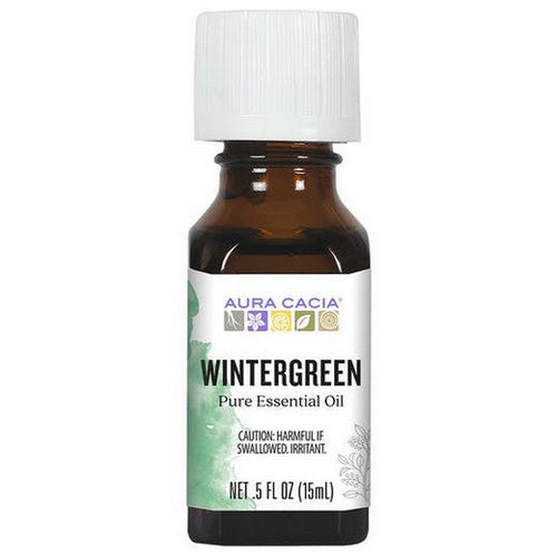 Essential Oil Wintergreen (gualtheria procumbens) 0.5 Fl Oz by Aura Cacia