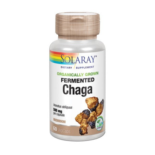 Fermented Chaga 60 Veg Caps by Solaray