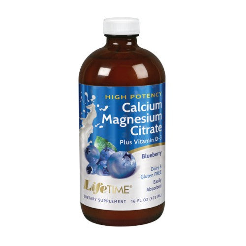 High Potency Calcium Magnesium Citrate 16 oz by LifeTime
