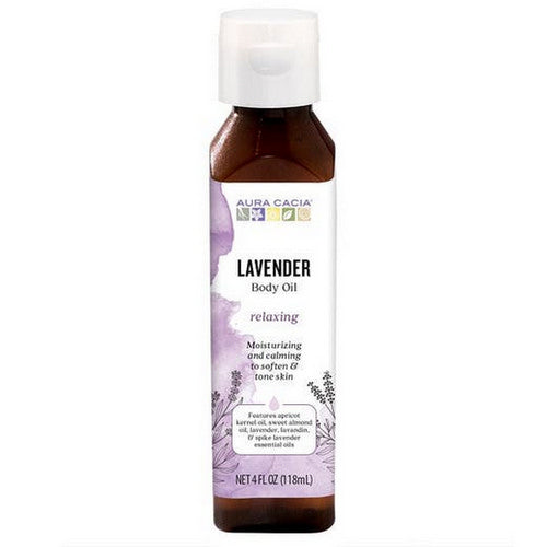Aromatherapy Body Oil Relaxing Lavender 4 Oz by Aura Cacia
