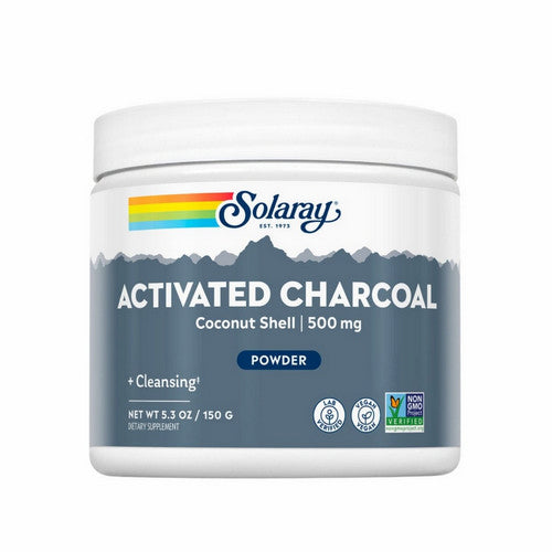 Activated Coconut Charcoal Unflavored 150 Grams by Solaray