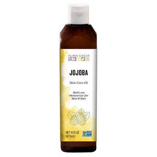 Pure Skin Care Oil Jojoba 16 Oz by Aura Cacia