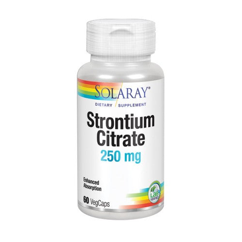 BioCitrate Strontium 60 Veg Caps by Solaray