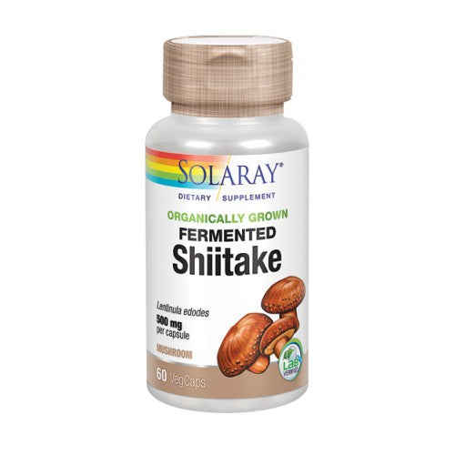 Fermented Shiitake 60 Veg Caps by Solaray