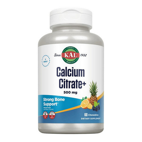 Calcium Citrate Plus Mixed Fruit 60 Chewables by Kal