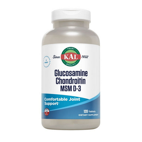 Glucosamine Chondroitin MSM with D-3 120 Tabs by Kal