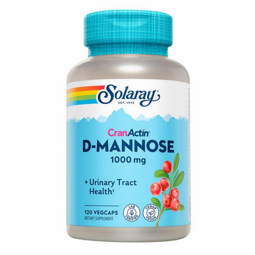 D-Mannose with CranActin 120 Veg Caps by Solaray