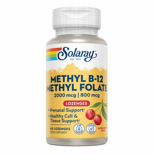 Methyl B-12 Methyl Folate 60 Count by Solaray