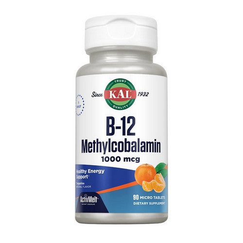 B12 Methylcobalamin ActivMelt Vegetarian Tangerine 90 Count by Kal