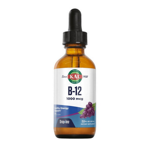 B12 DropIns Vegetarian Drops Grape 2 Oz by Kal